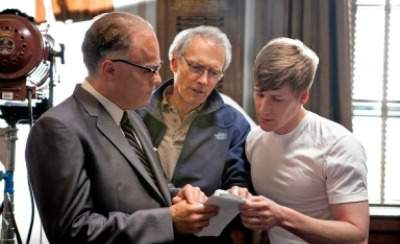 Dustin Lance Black on the set of J.Edgard with Clint Eastwood and Leonardo DiCaprio - A Passionate Storyteller