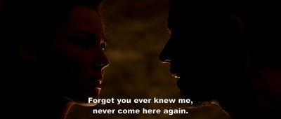 Gladiator turning down Lucilla's help