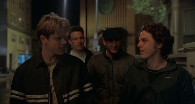 Will Hunting and his friends talking about why he got fired from his job